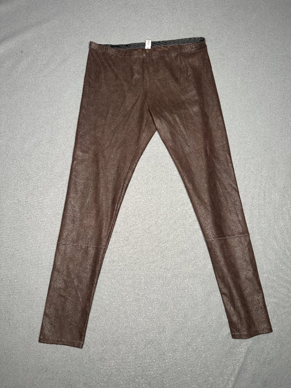 Pete & Greta Johhny Was Brown Stretchy Pant Leggings Size S